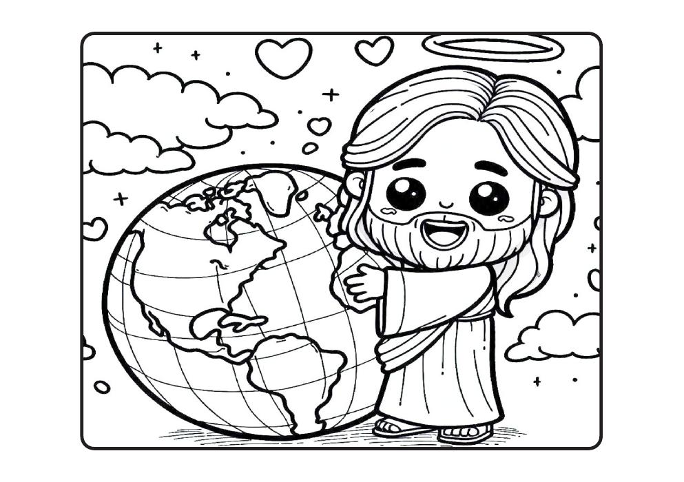 Jesus abraçando o mundo