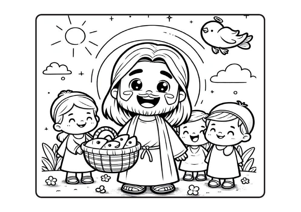 Jesus com as crianças